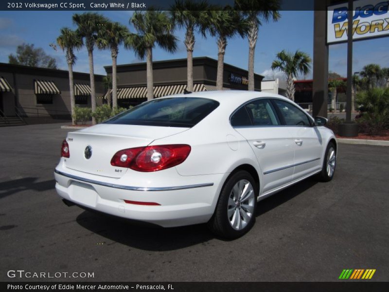 Candy White / Black 2012 Volkswagen CC Sport