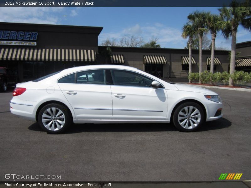 Candy White / Black 2012 Volkswagen CC Sport