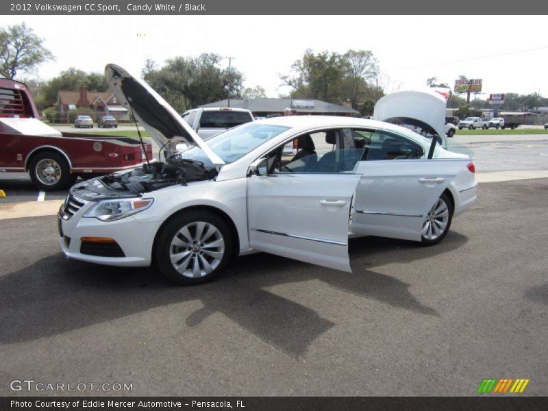 Candy White / Black 2012 Volkswagen CC Sport