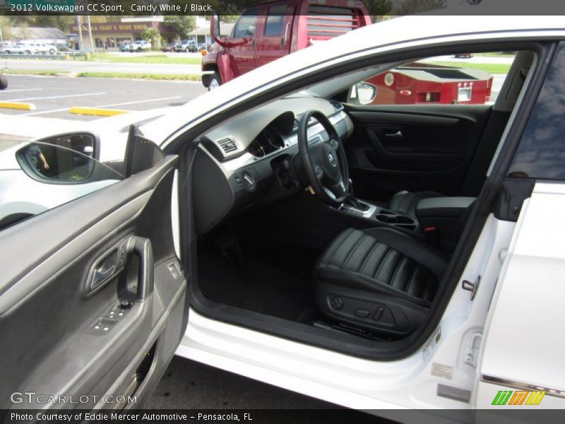 Candy White / Black 2012 Volkswagen CC Sport