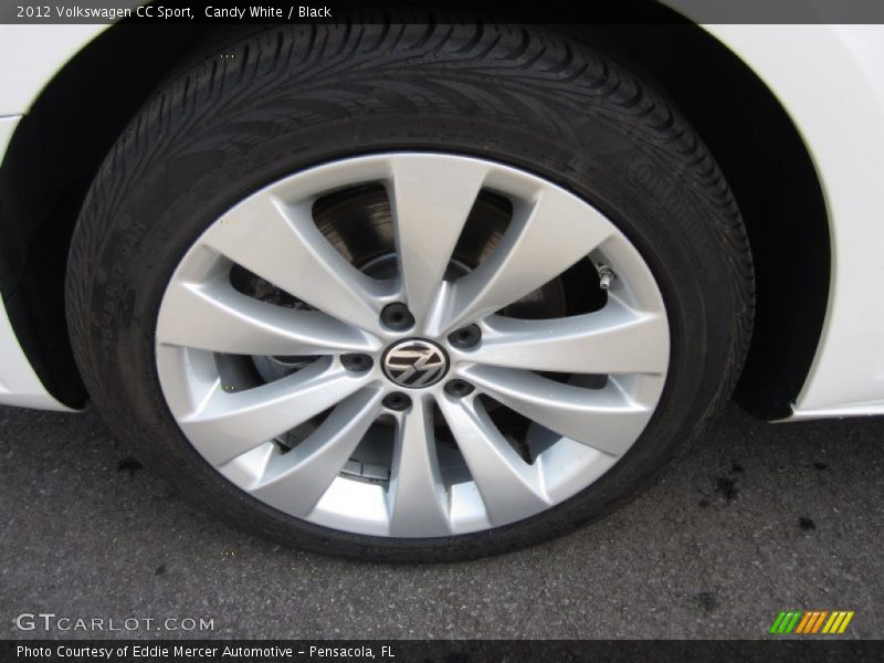 Candy White / Black 2012 Volkswagen CC Sport