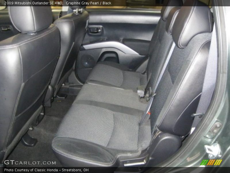 Graphite Gray Pearl / Black 2009 Mitsubishi Outlander SE 4WD