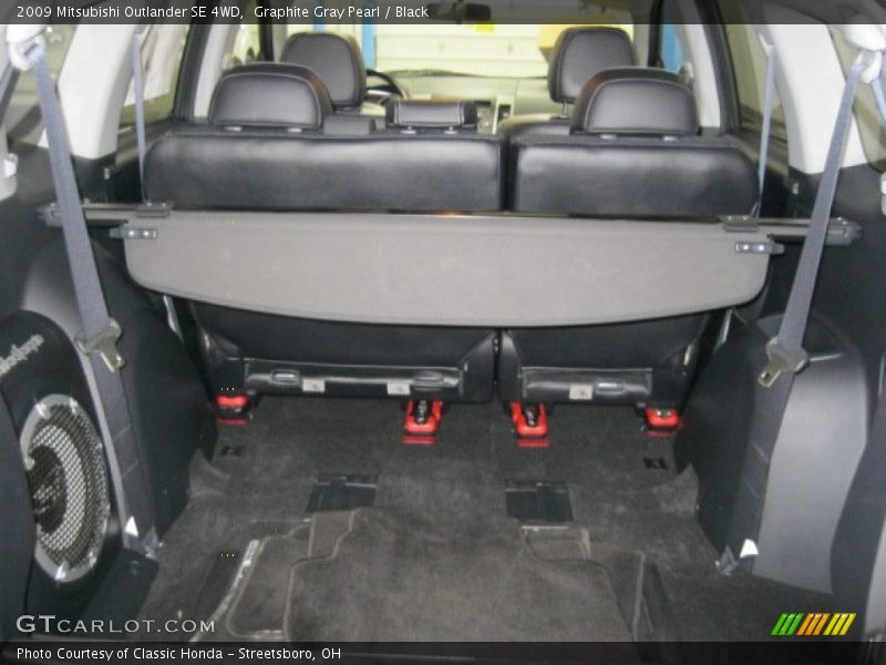 Graphite Gray Pearl / Black 2009 Mitsubishi Outlander SE 4WD