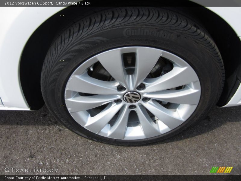 Candy White / Black 2012 Volkswagen CC Sport