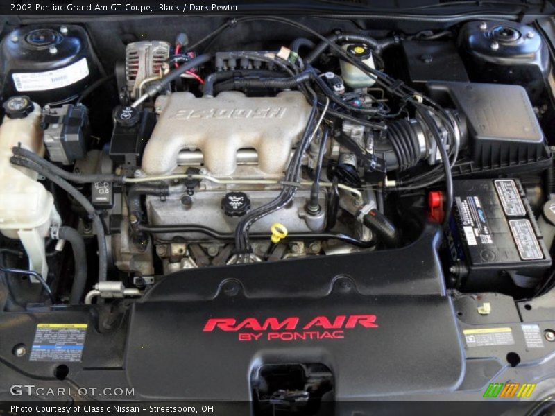 Black / Dark Pewter 2003 Pontiac Grand Am GT Coupe