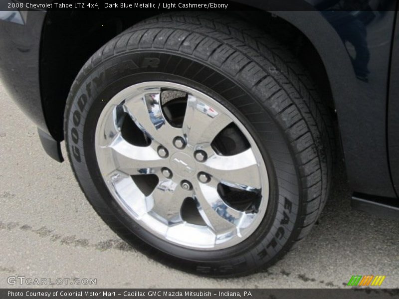 Dark Blue Metallic / Light Cashmere/Ebony 2008 Chevrolet Tahoe LTZ 4x4