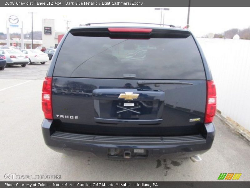 Dark Blue Metallic / Light Cashmere/Ebony 2008 Chevrolet Tahoe LTZ 4x4