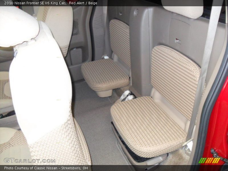 Red Alert / Beige 2010 Nissan Frontier SE V6 King Cab