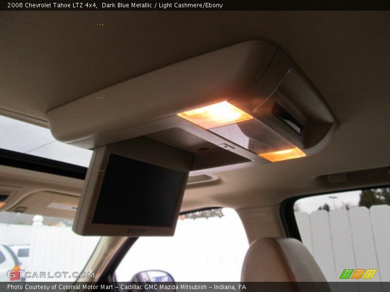 Dark Blue Metallic / Light Cashmere/Ebony 2008 Chevrolet Tahoe LTZ 4x4