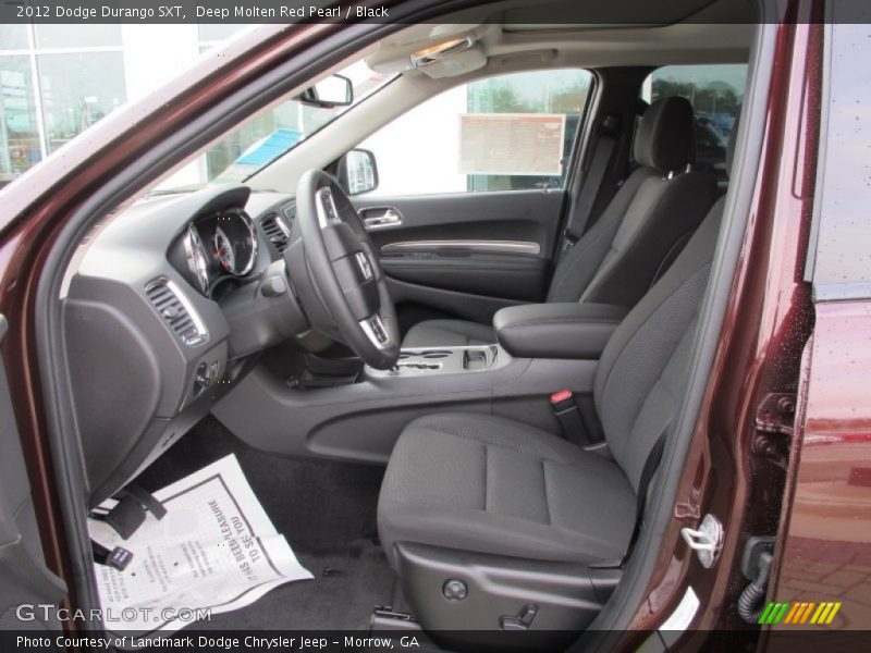 Deep Molten Red Pearl / Black 2012 Dodge Durango SXT