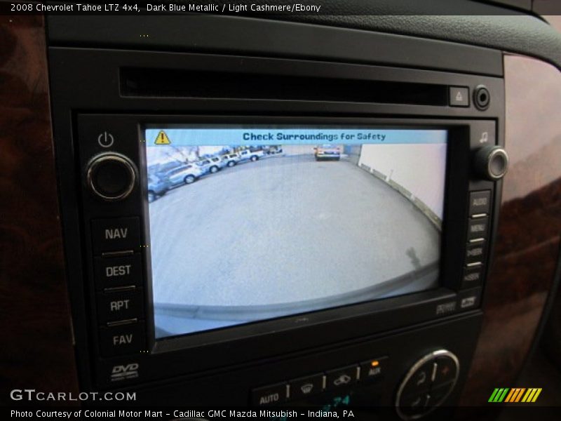 Dark Blue Metallic / Light Cashmere/Ebony 2008 Chevrolet Tahoe LTZ 4x4