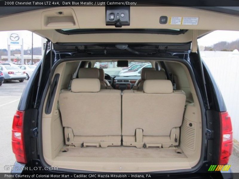 Dark Blue Metallic / Light Cashmere/Ebony 2008 Chevrolet Tahoe LTZ 4x4