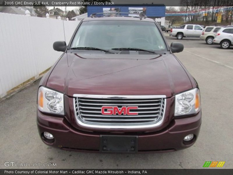 Cranberry Red Metallic / Ebony Black 2006 GMC Envoy SLE 4x4