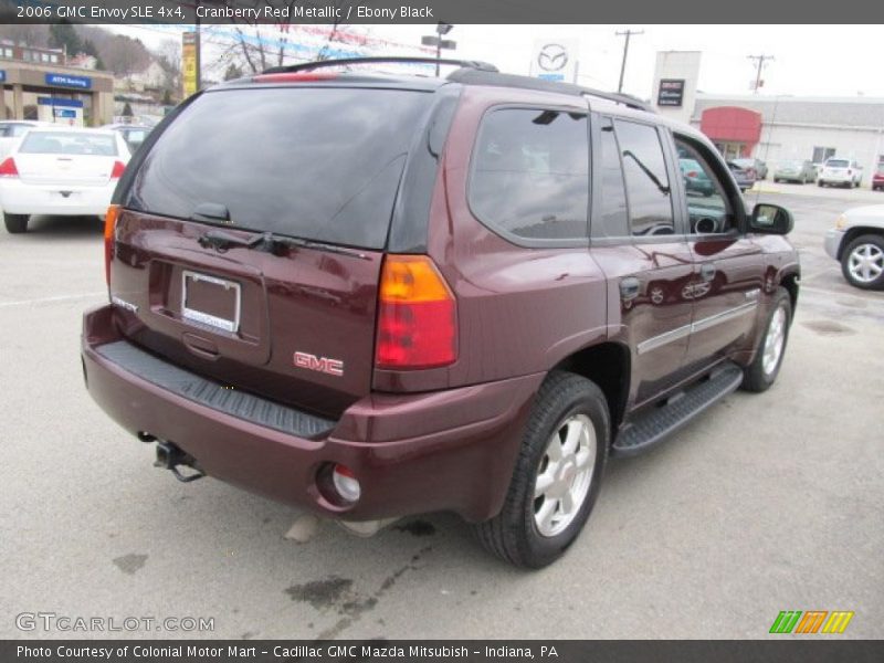 Cranberry Red Metallic / Ebony Black 2006 GMC Envoy SLE 4x4