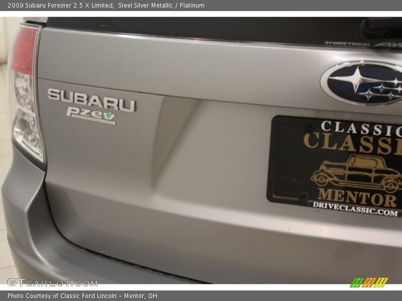 Steel Silver Metallic / Platinum 2009 Subaru Forester 2.5 X Limited