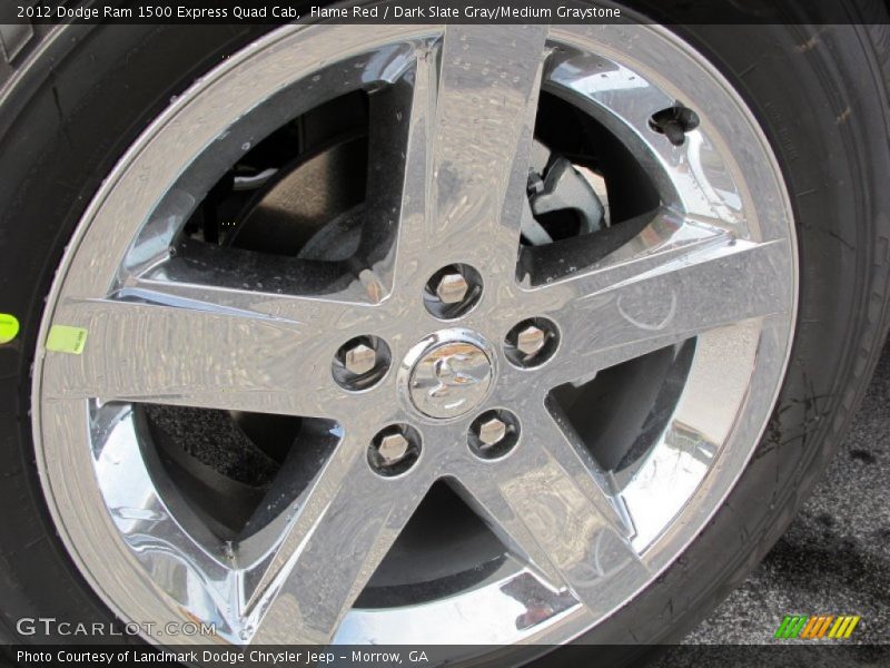 Flame Red / Dark Slate Gray/Medium Graystone 2012 Dodge Ram 1500 Express Quad Cab