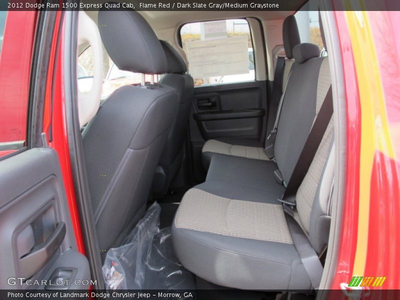 Flame Red / Dark Slate Gray/Medium Graystone 2012 Dodge Ram 1500 Express Quad Cab
