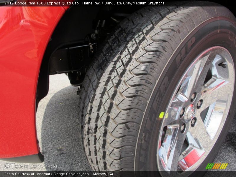 Flame Red / Dark Slate Gray/Medium Graystone 2012 Dodge Ram 1500 Express Quad Cab