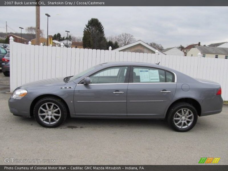Sharkskin Gray / Cocoa/Cashmere 2007 Buick Lucerne CXL