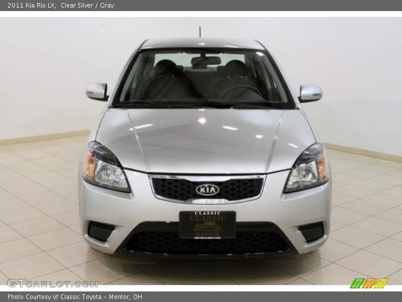 Clear Silver / Gray 2011 Kia Rio LX