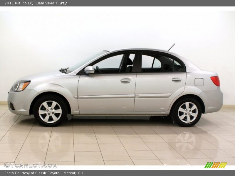  2011 Rio LX Clear Silver