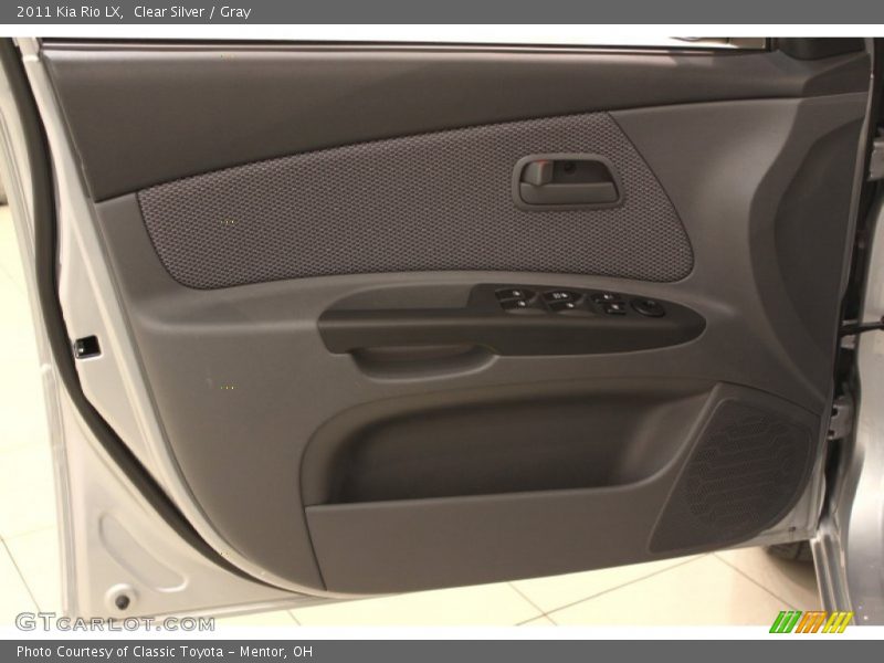 Clear Silver / Gray 2011 Kia Rio LX