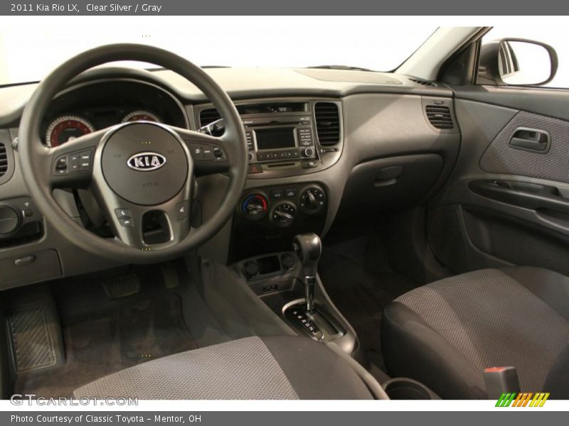  2011 Rio LX Gray Interior
