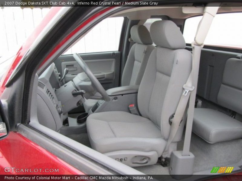  2007 Dakota SXT Club Cab 4x4 Medium Slate Gray Interior