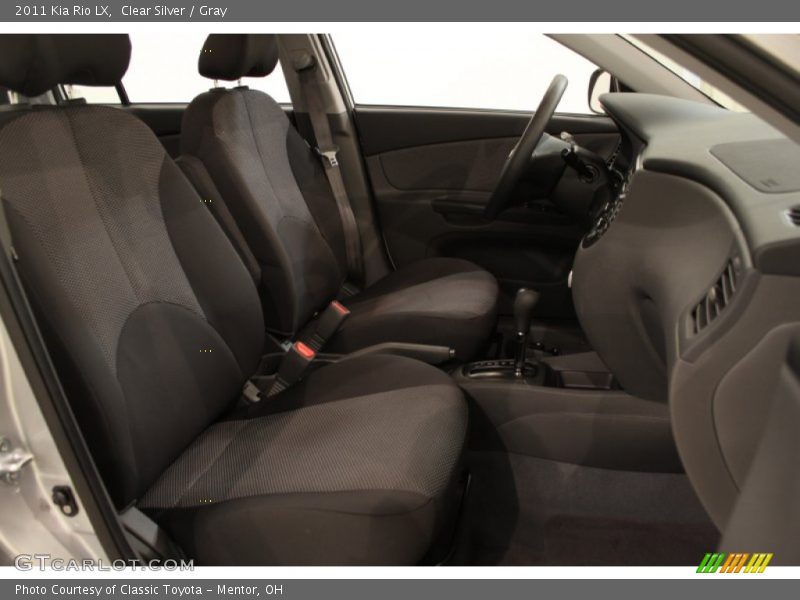 Clear Silver / Gray 2011 Kia Rio LX