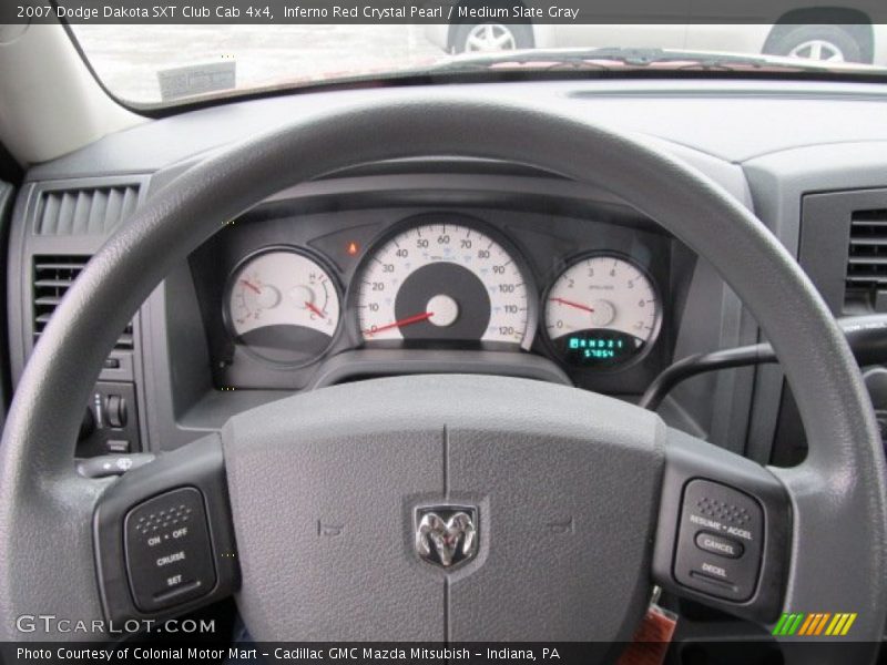 Inferno Red Crystal Pearl / Medium Slate Gray 2007 Dodge Dakota SXT Club Cab 4x4