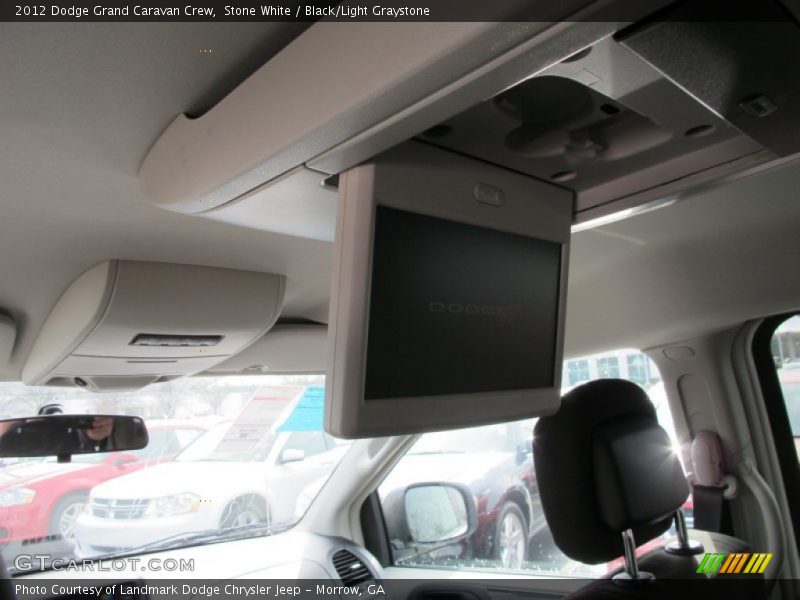Stone White / Black/Light Graystone 2012 Dodge Grand Caravan Crew
