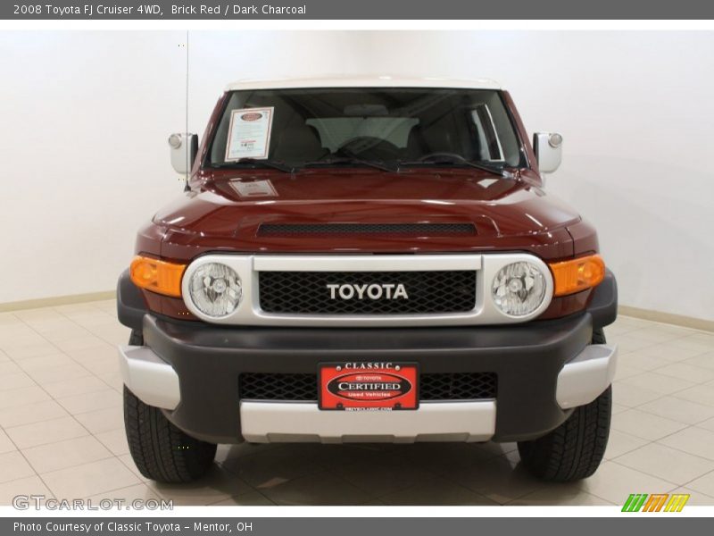 Brick Red / Dark Charcoal 2008 Toyota FJ Cruiser 4WD