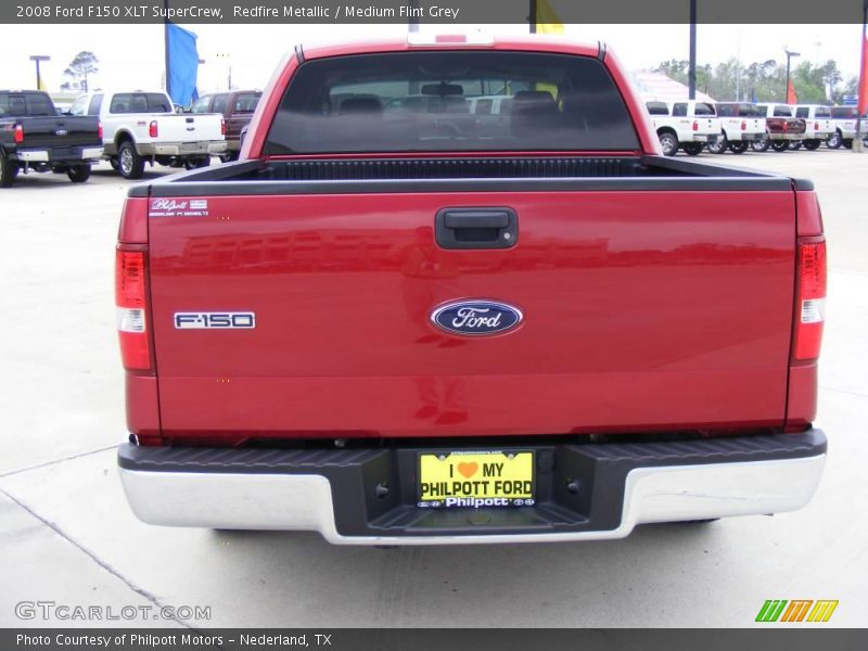 Redfire Metallic / Medium Flint Grey 2008 Ford F150 XLT SuperCrew