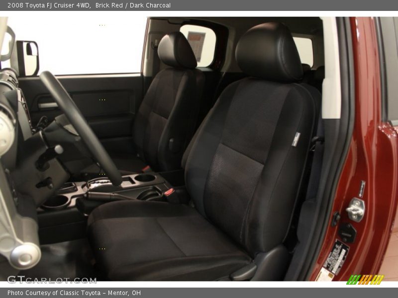 2008 FJ Cruiser 4WD Dark Charcoal Interior