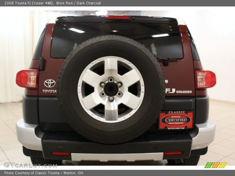 Brick Red / Dark Charcoal 2008 Toyota FJ Cruiser 4WD