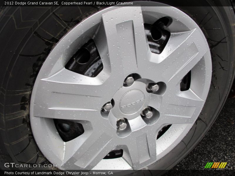 Copperhead Pearl / Black/Light Graystone 2012 Dodge Grand Caravan SE
