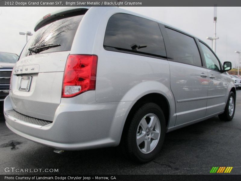 Bright Silver Metallic / Black/Light Graystone 2012 Dodge Grand Caravan SXT