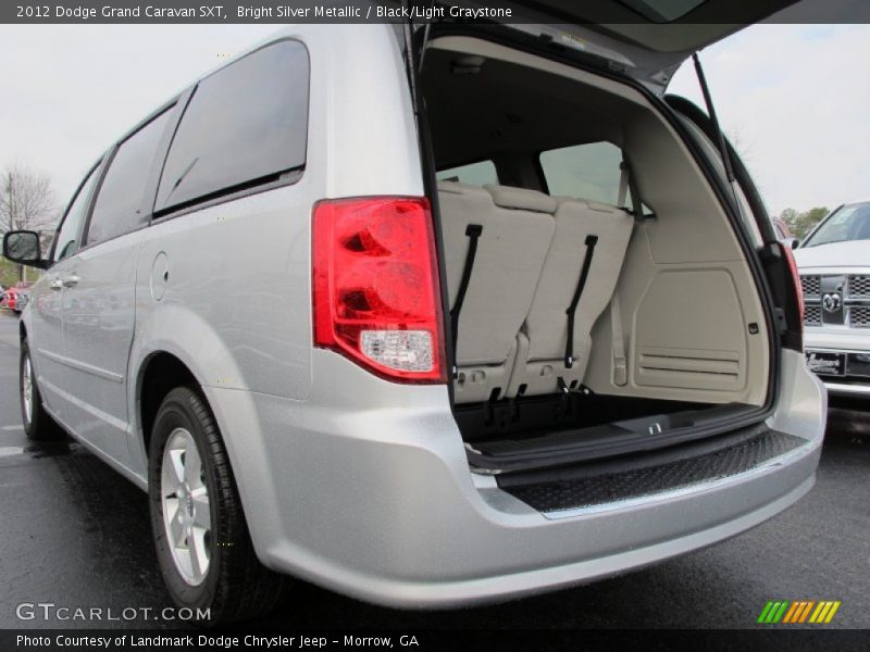 Bright Silver Metallic / Black/Light Graystone 2012 Dodge Grand Caravan SXT