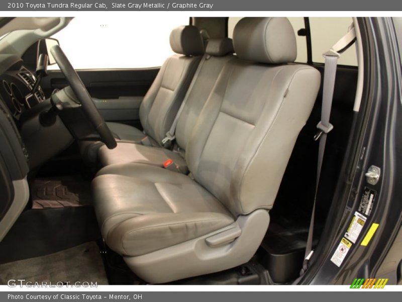Slate Gray Metallic / Graphite Gray 2010 Toyota Tundra Regular Cab