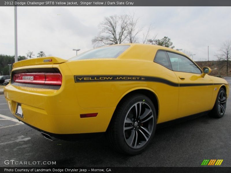 Stinger Yellow / Dark Slate Gray 2012 Dodge Challenger SRT8 Yellow Jacket