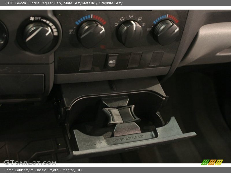 Slate Gray Metallic / Graphite Gray 2010 Toyota Tundra Regular Cab