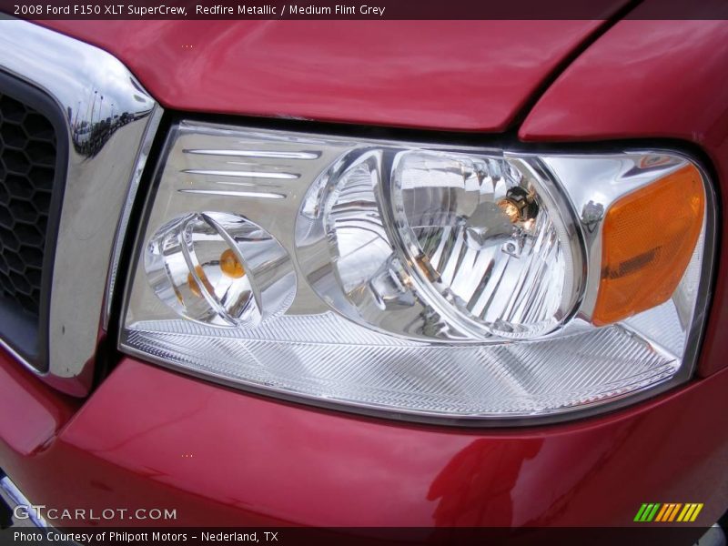 Redfire Metallic / Medium Flint Grey 2008 Ford F150 XLT SuperCrew