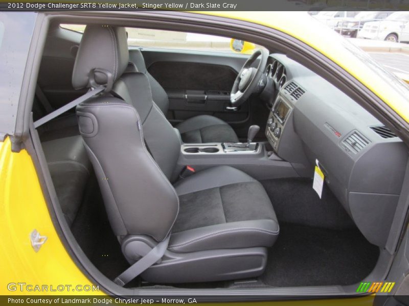 Stinger Yellow / Dark Slate Gray 2012 Dodge Challenger SRT8 Yellow Jacket