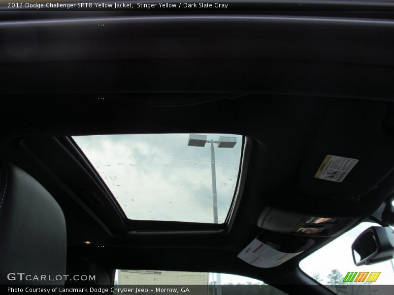 Stinger Yellow / Dark Slate Gray 2012 Dodge Challenger SRT8 Yellow Jacket