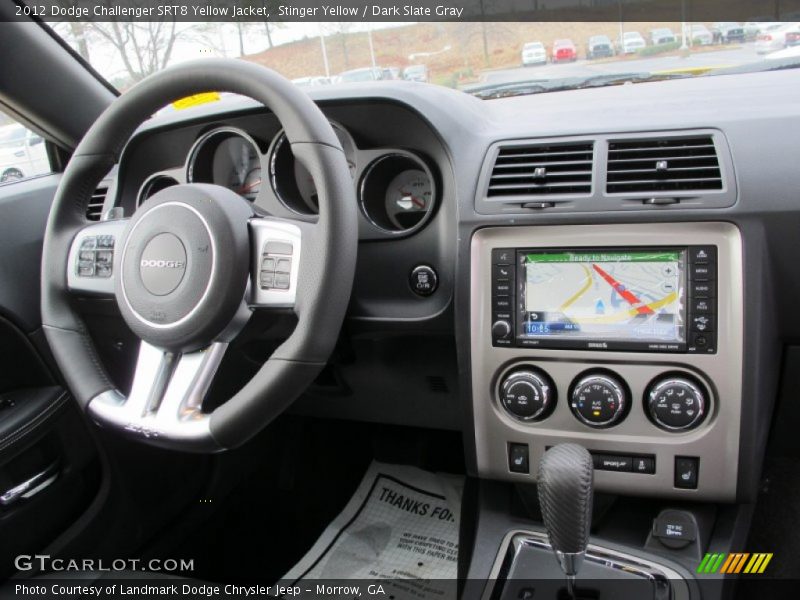 Dashboard of 2012 Challenger SRT8 Yellow Jacket