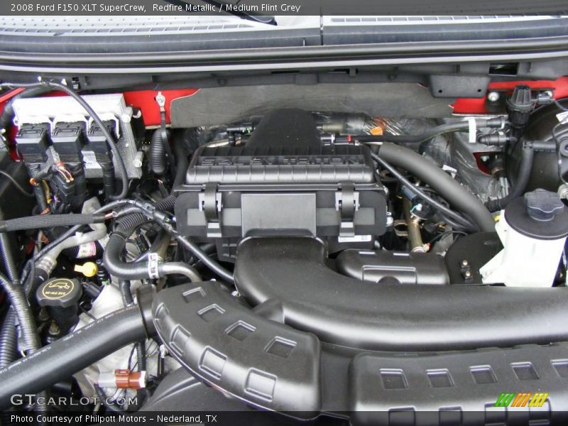 Redfire Metallic / Medium Flint Grey 2008 Ford F150 XLT SuperCrew