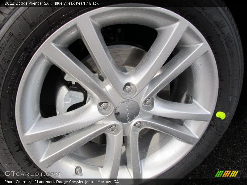 Blue Streak Pearl / Black 2012 Dodge Avenger SXT