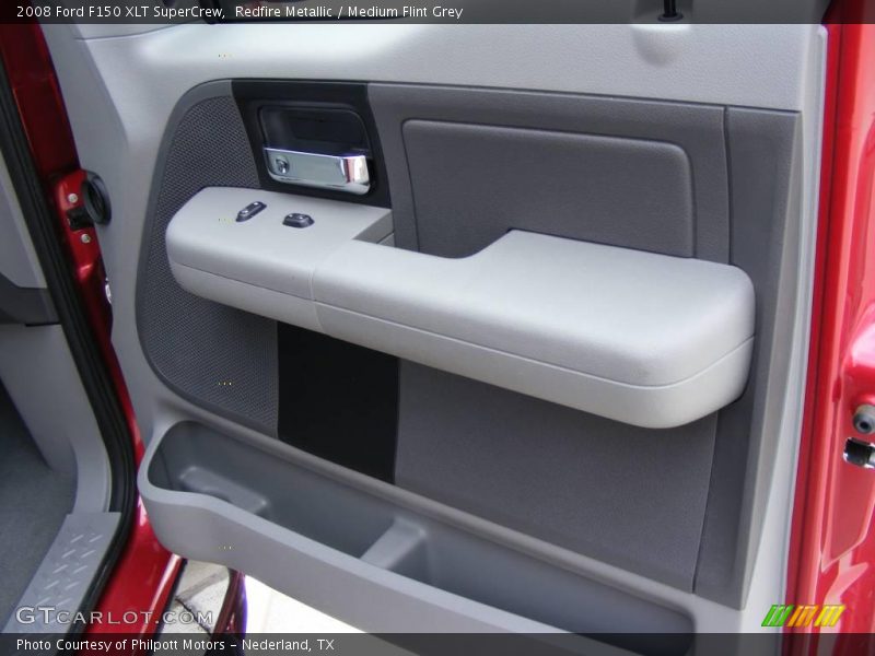 Redfire Metallic / Medium Flint Grey 2008 Ford F150 XLT SuperCrew