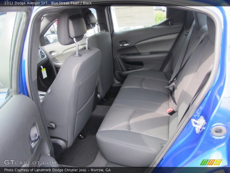 Blue Streak Pearl / Black 2012 Dodge Avenger SXT