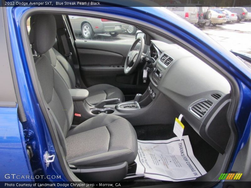 Blue Streak Pearl / Black 2012 Dodge Avenger SXT